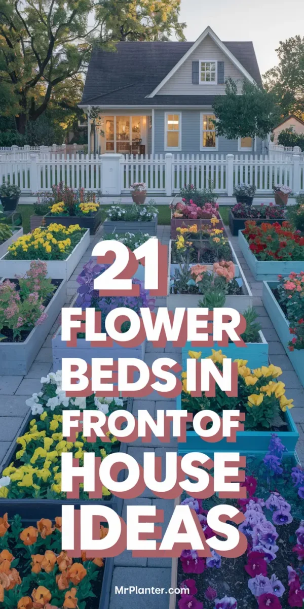 Flower Beds in front of house ideas