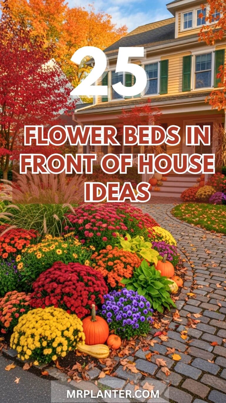 Flower Beds in Front of House Ideas