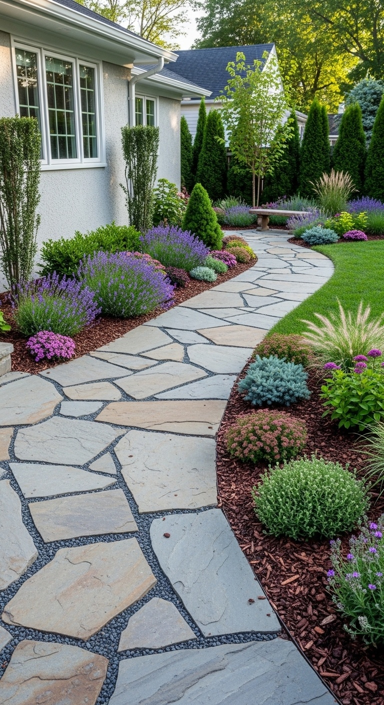 Flagstone Walkway