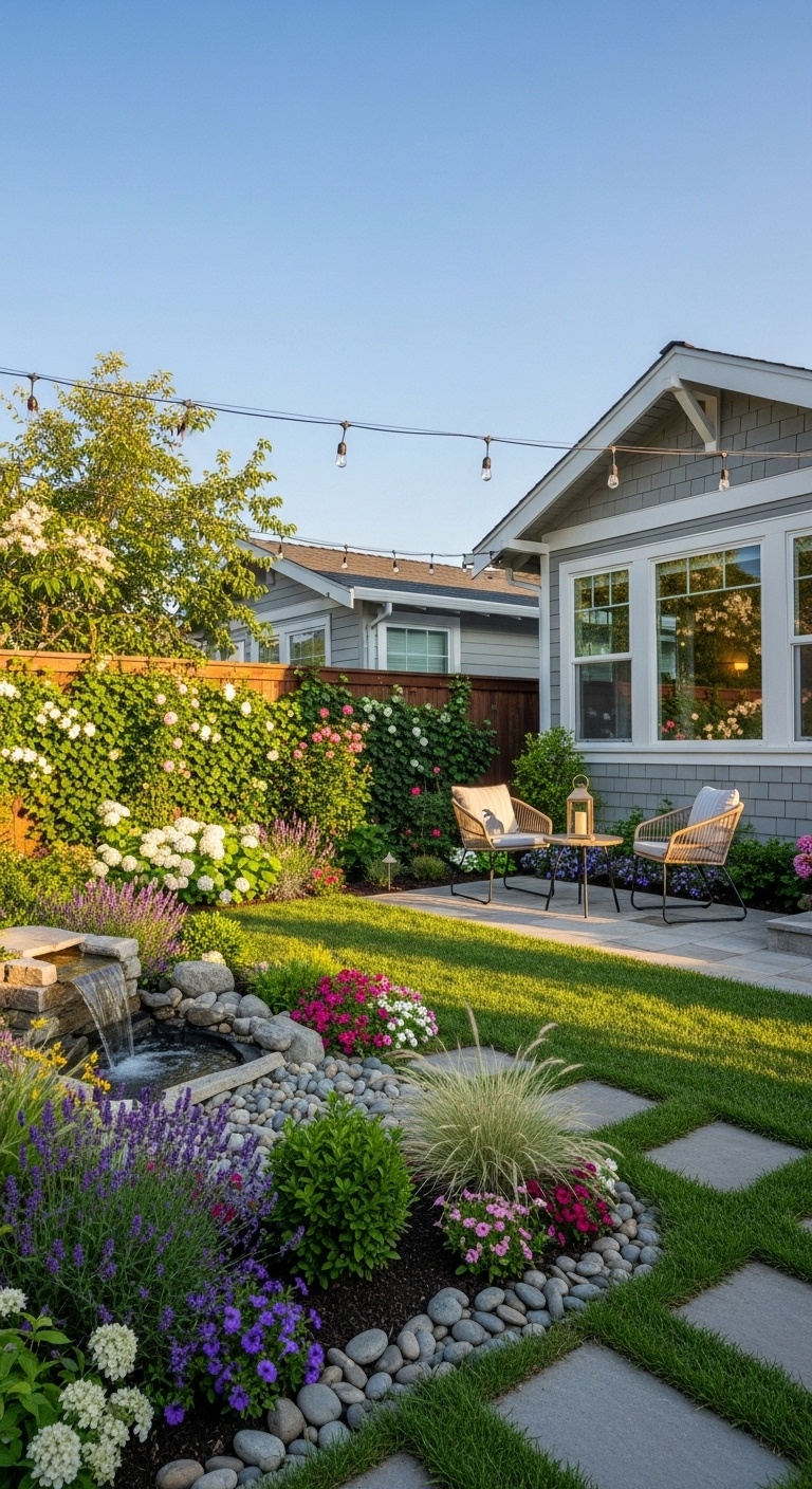Privacy Fence with Vines