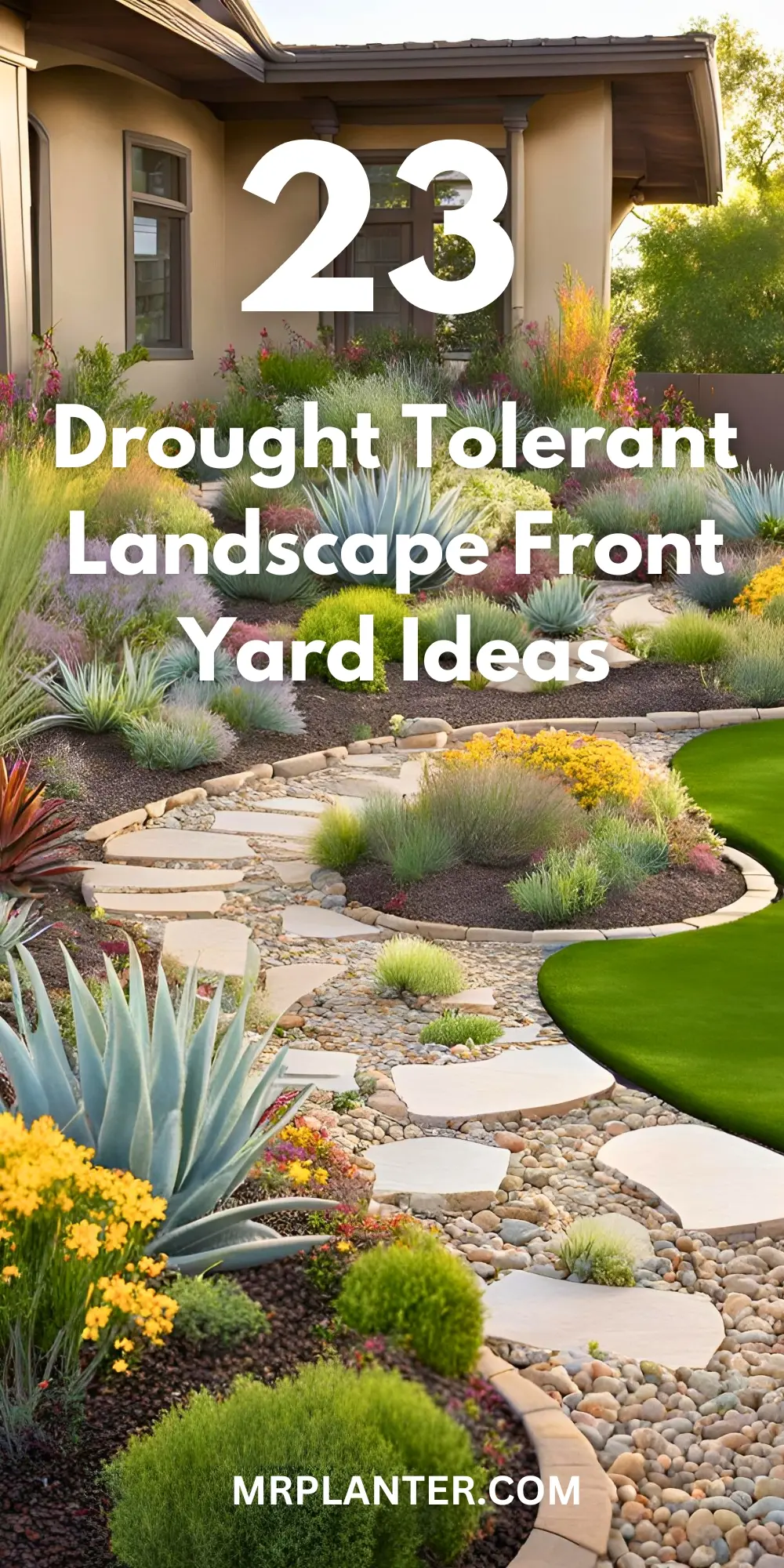 Drought Tolerant Landscape Front Yard Ideas