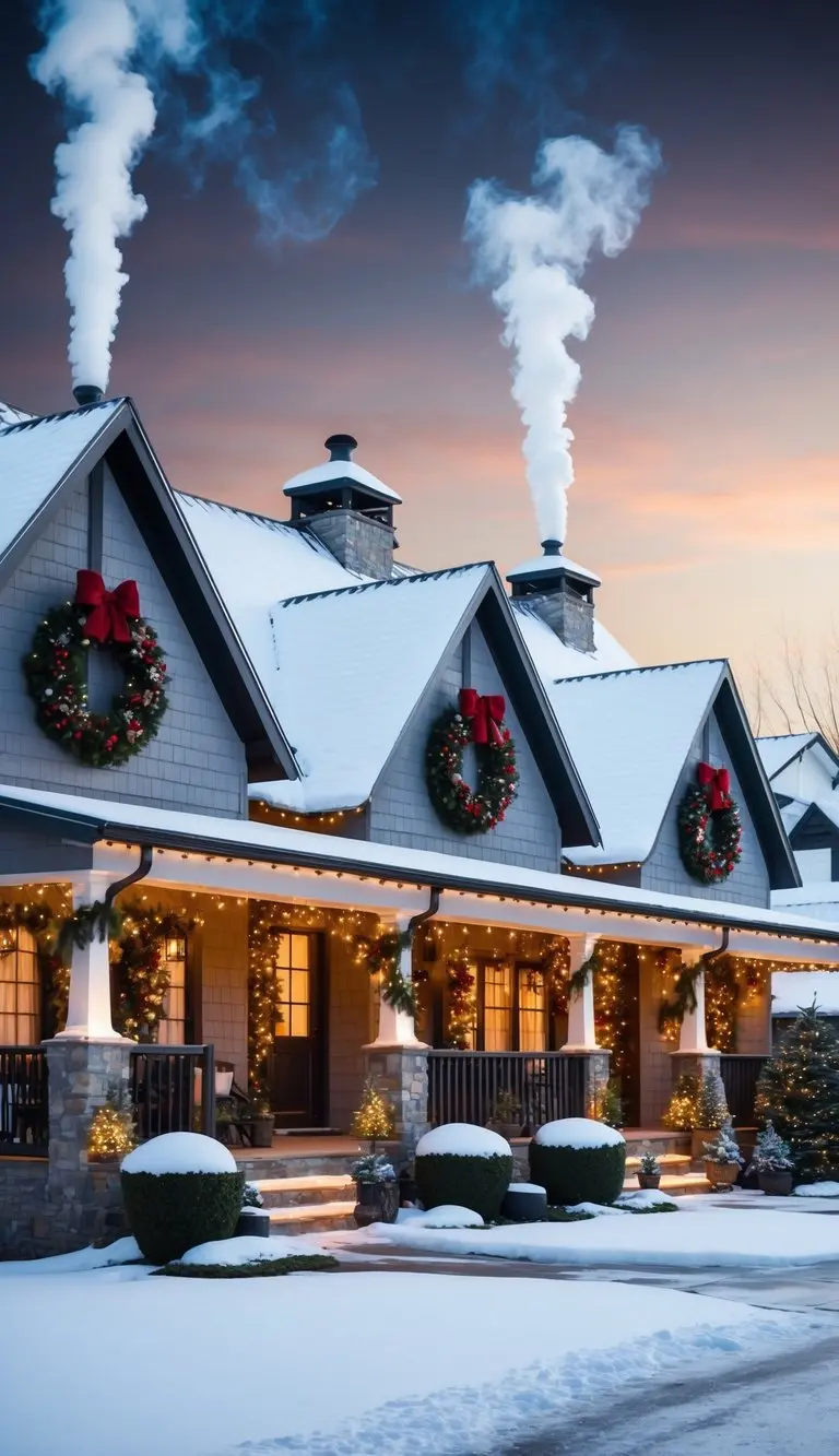 Farmhouse Christmas Porch Ideas