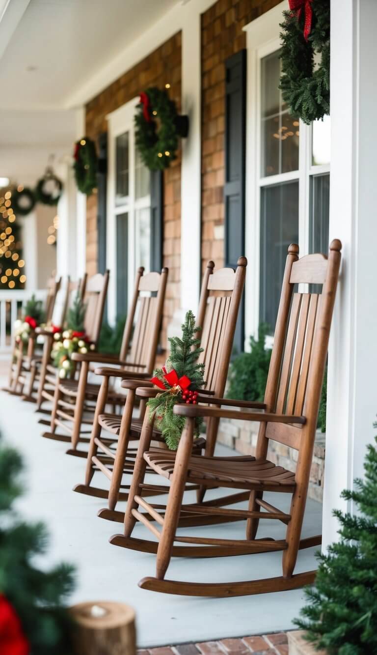 Rustic Wooden Rockers