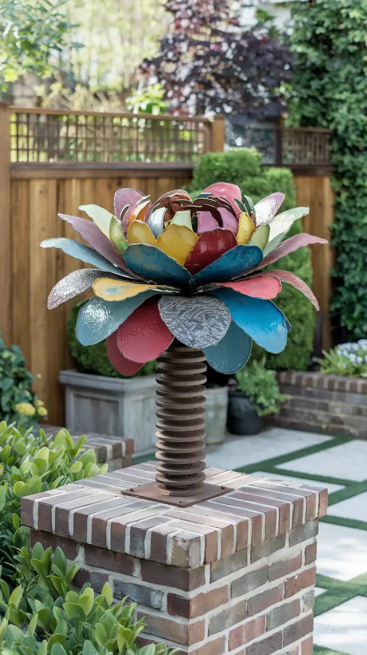 Creating a Focal Point with DIY Garden Art