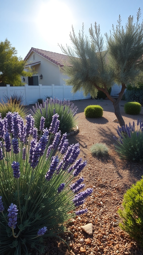 An assortment of fresh herbs, including basil and rosemary, thriving in sunlight.