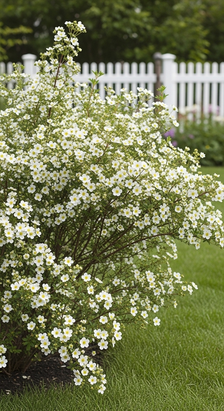 Potentilla shrub