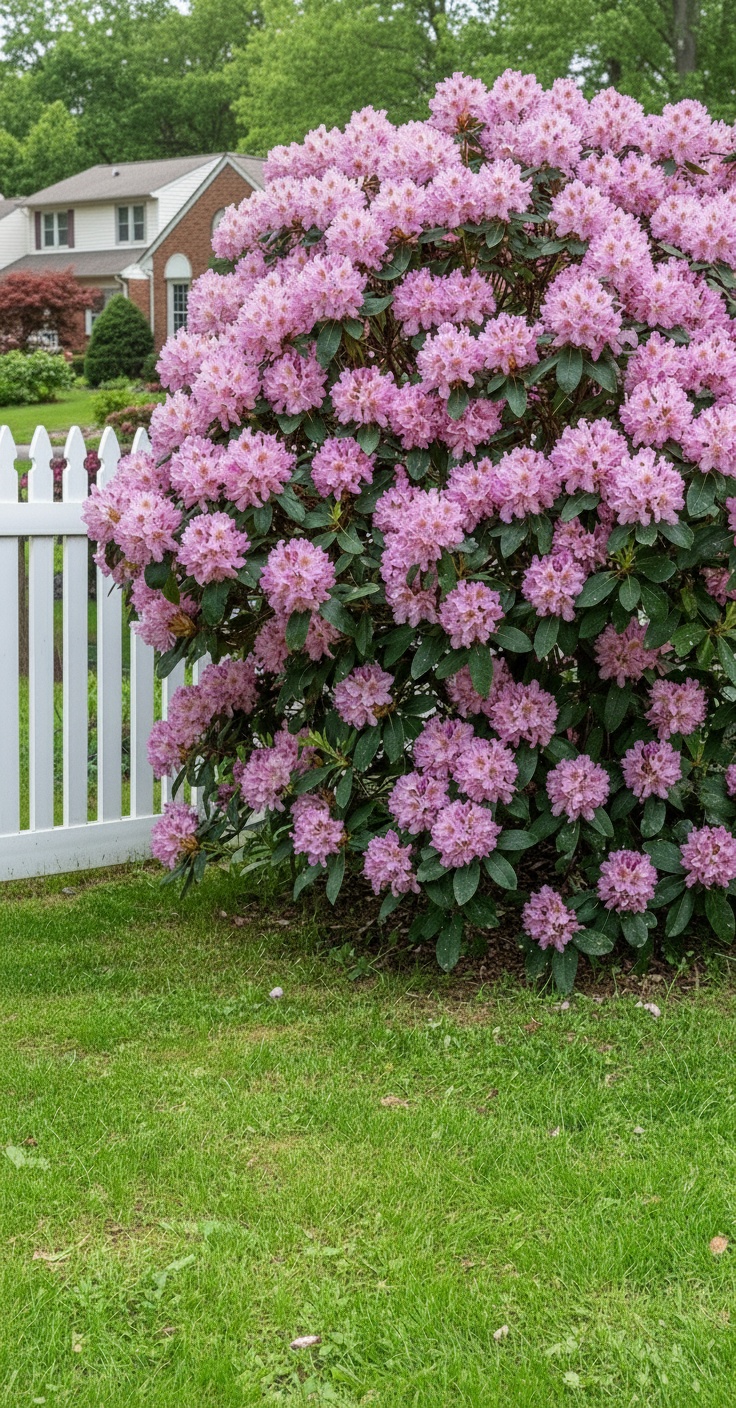 Rhododendron shrub