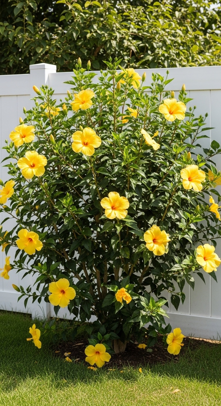 Hibiscus shrub