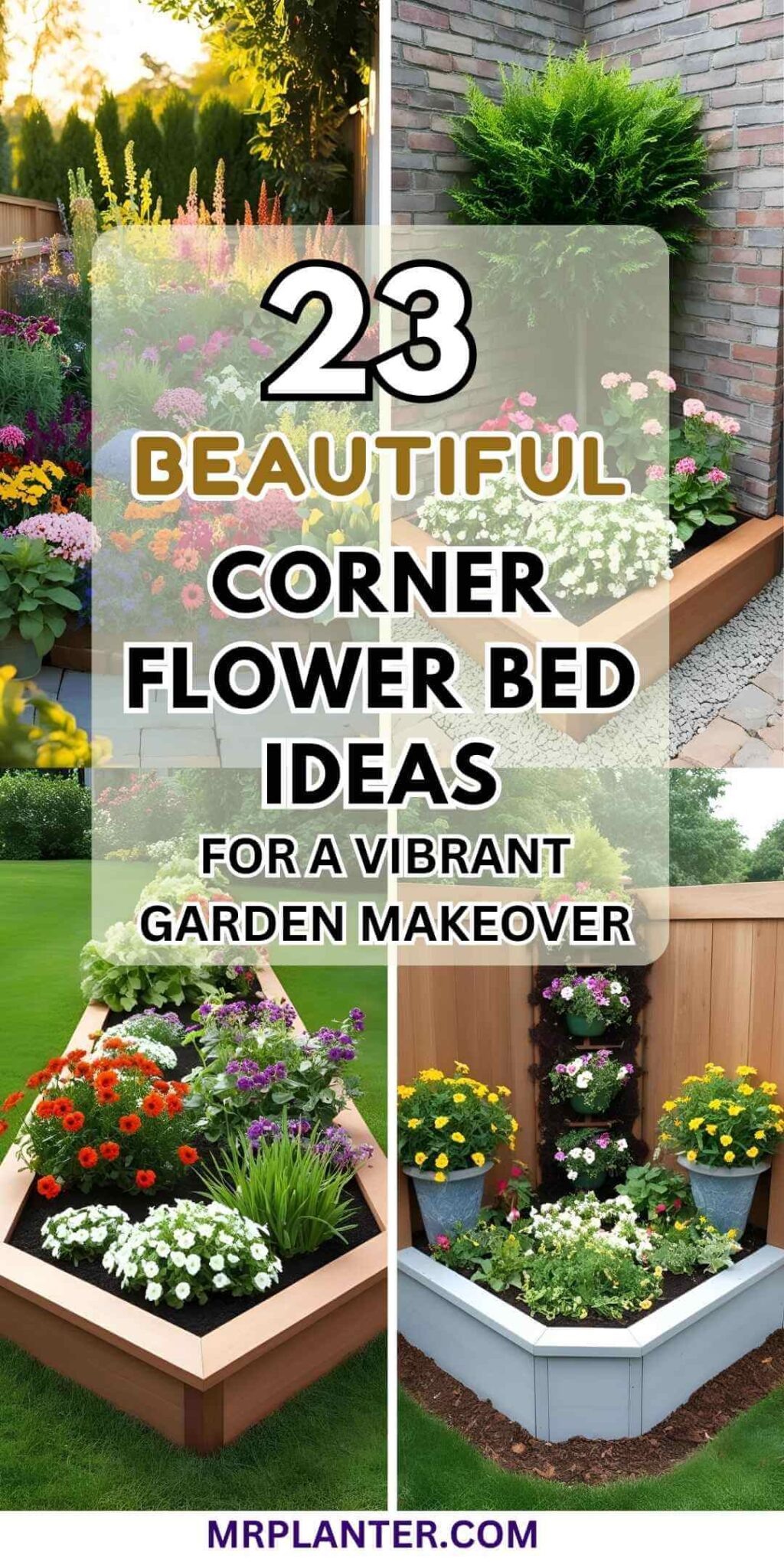 23 Corner Flower Bed Ideas for a Vibrant Garden Makeover