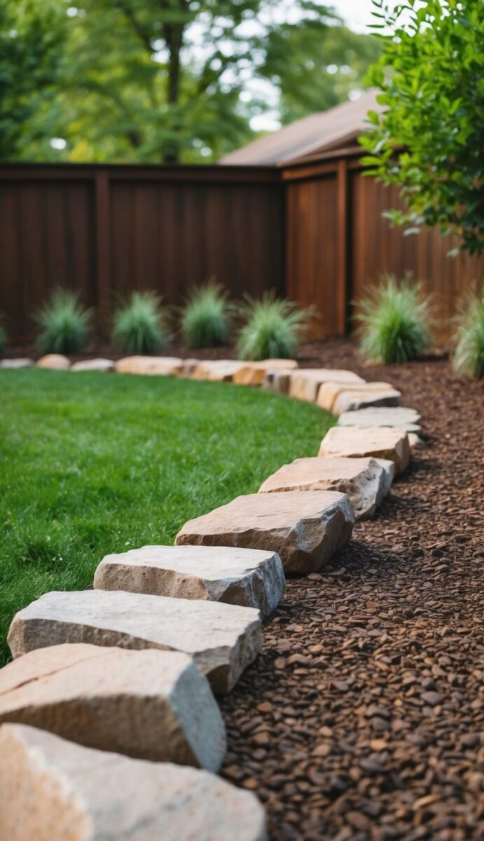 25 Large Rock Landscaping Ideas in Backyard