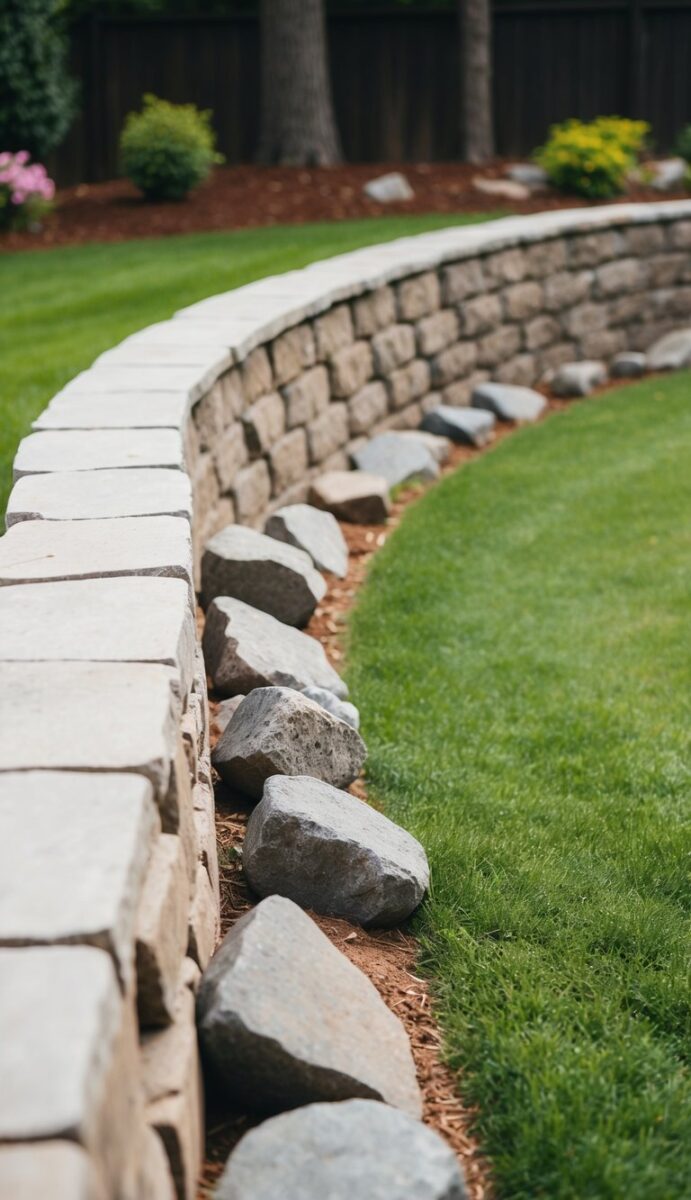 25 Large Rock Landscaping Ideas in Backyard