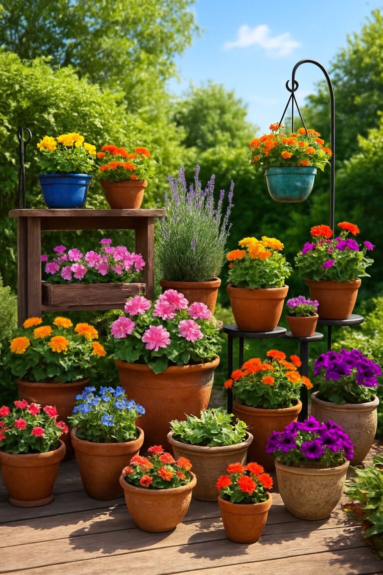 Outdoor Flower Pots Ideas