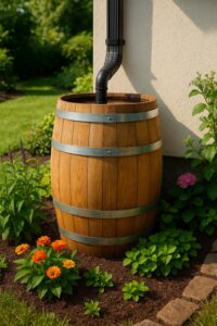 25 Rain Barrel Ideas in the Garden to Save Water and Boost Style