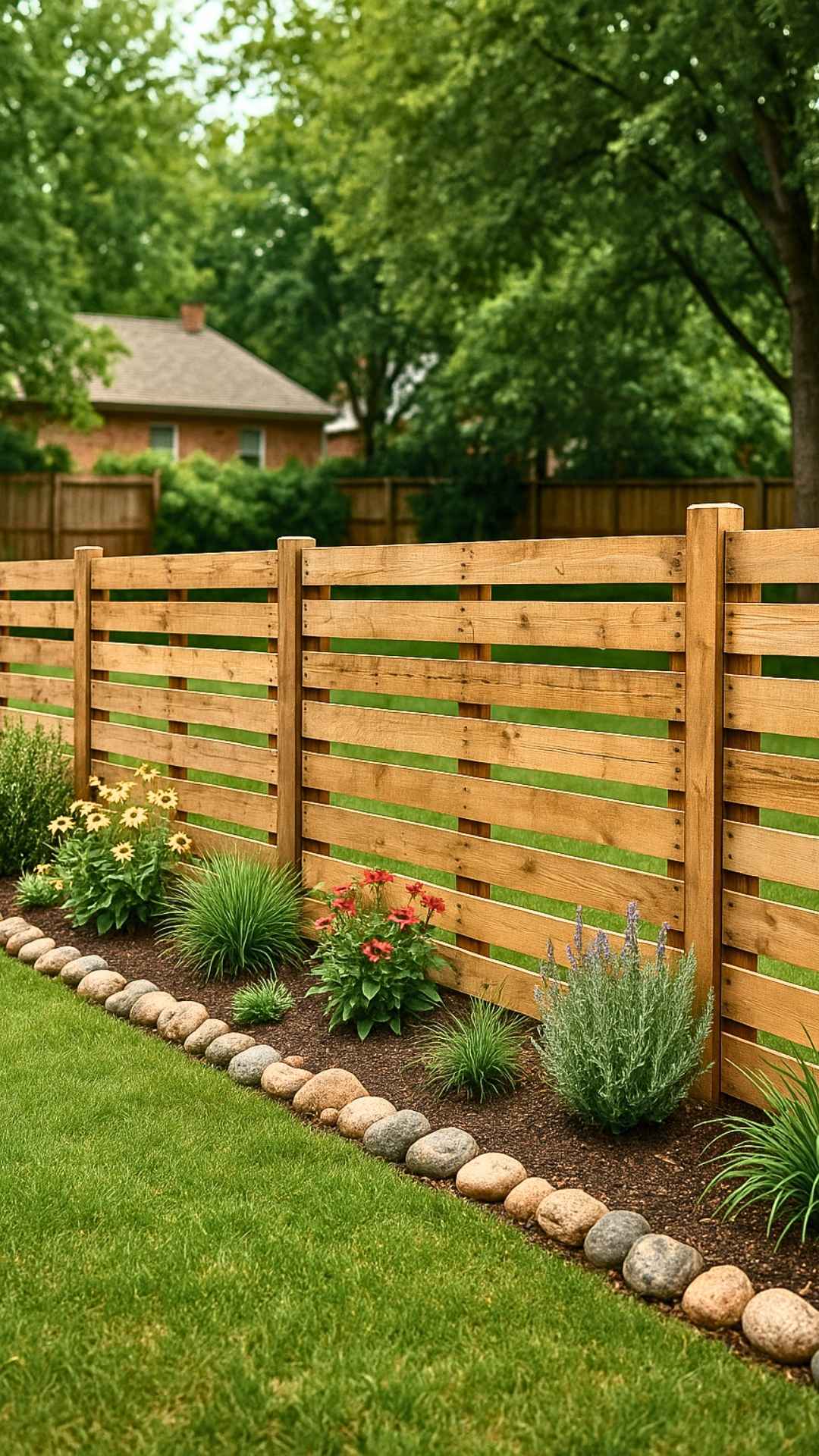 DIY pallet fence