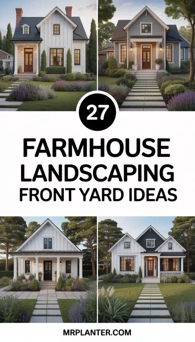 Farmhouse Landscaping Front Yard Ideas