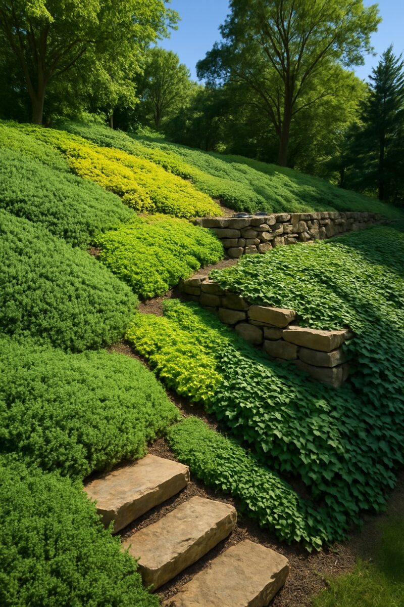 25 Beautiful Sloped Backyard Landscaping Ideas to Transform Your ...