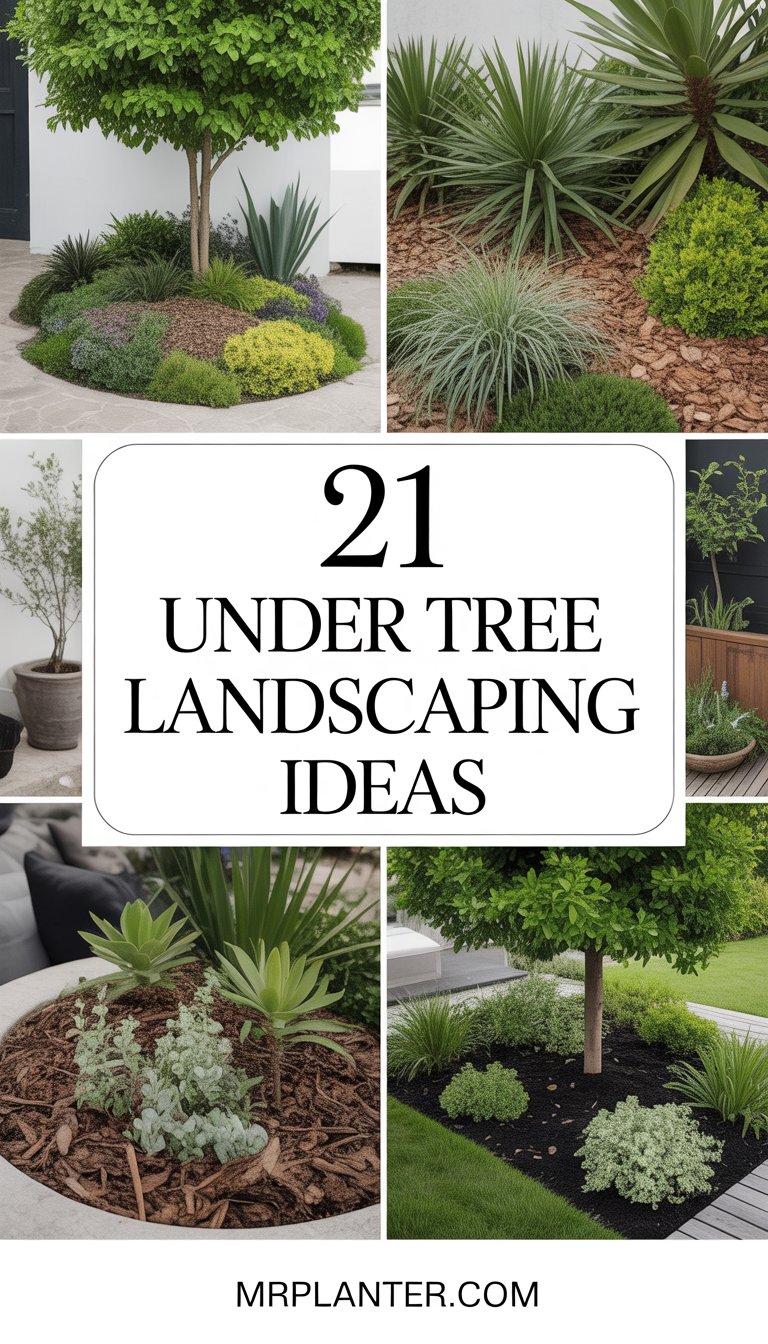 Under Tree Landscaping Ideas