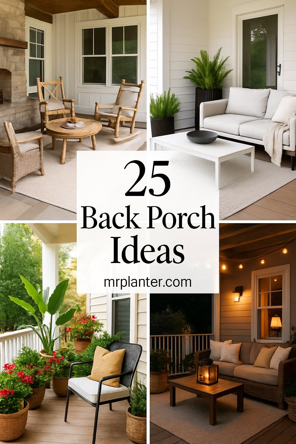 Back Porch Ideas