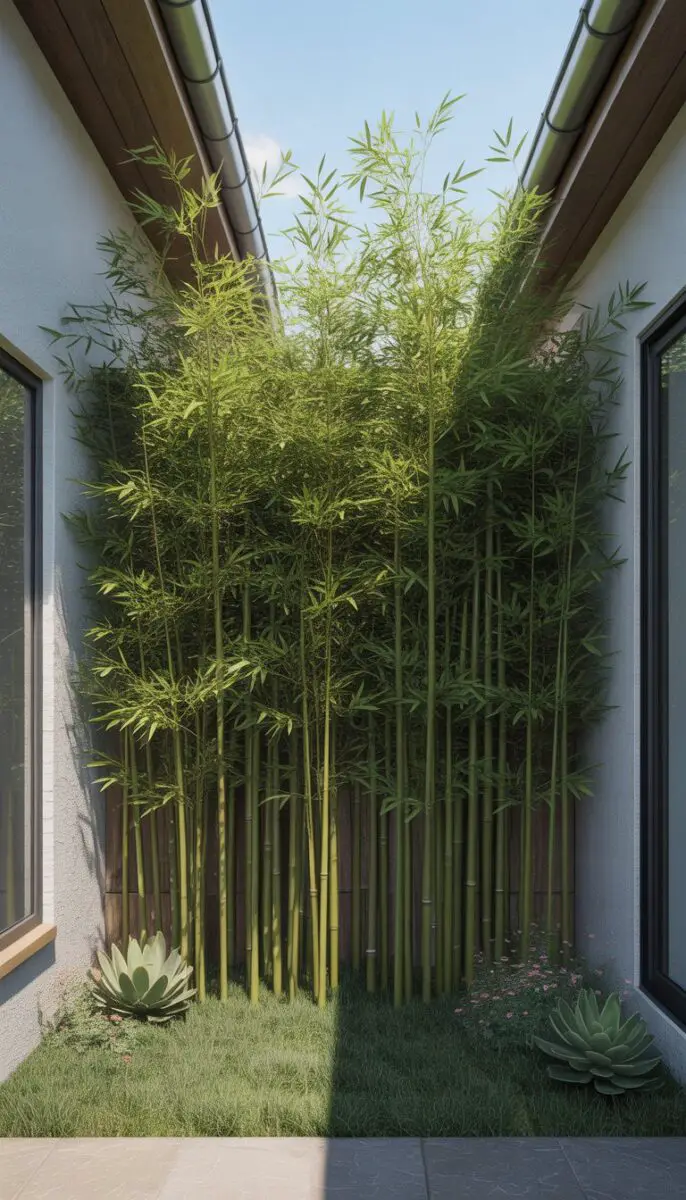 bamboo for natural privacy walls