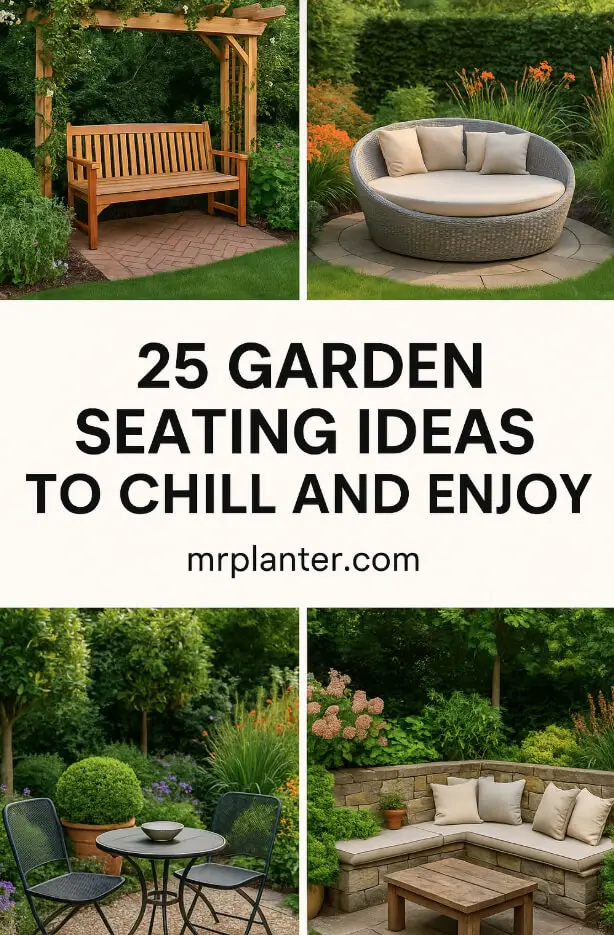 25 Garden Seating Ideas to Chill and Enjoy Your Outdoor Space