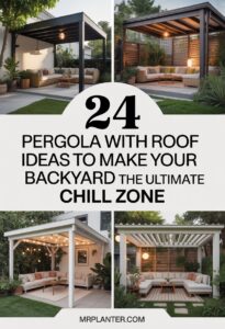 Pergola with Roof Ideas