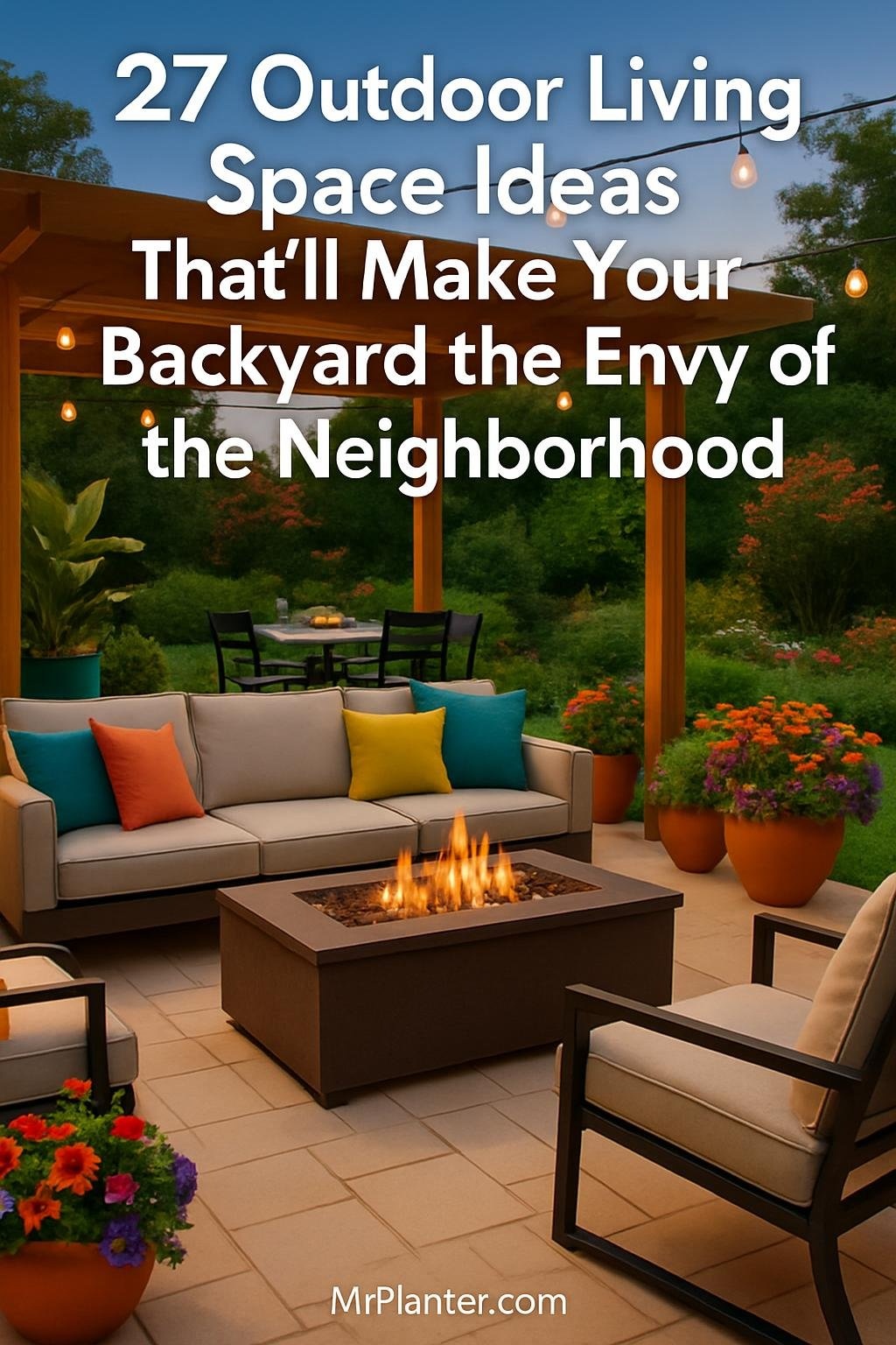 27 Awesome Outdoor Living Space Ideas