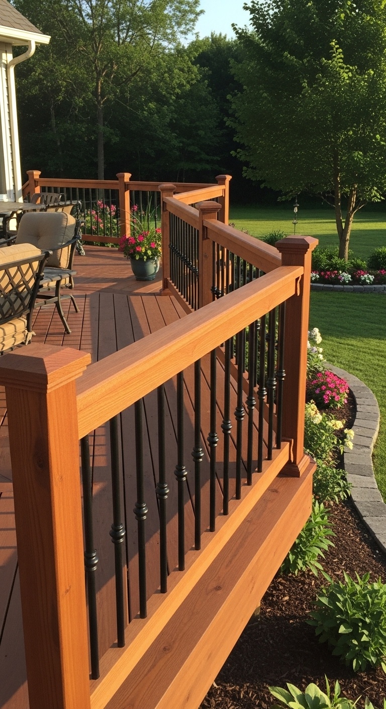Mixed Material Railings