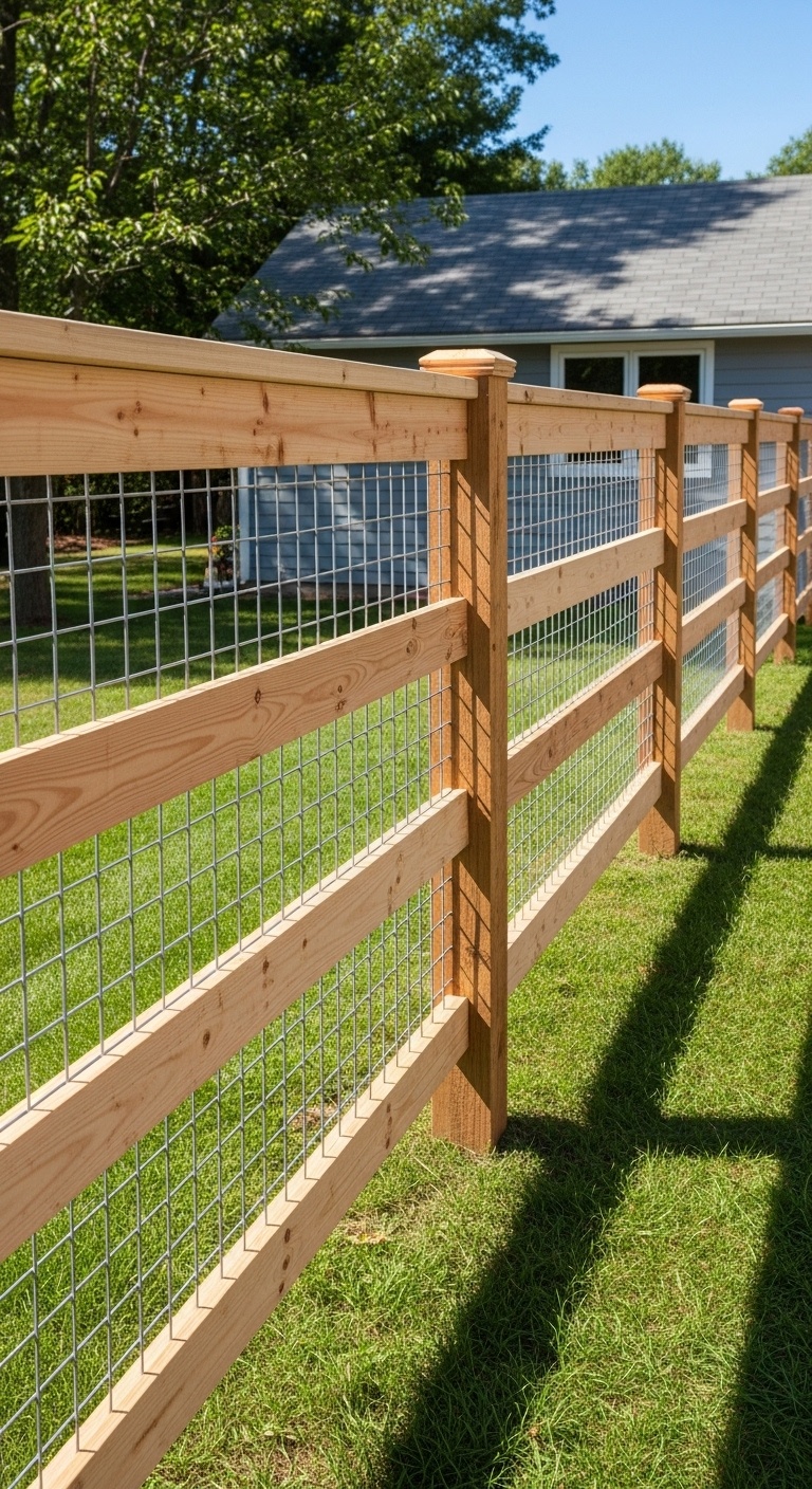 Classic Horizontal Slat with Welded Wire