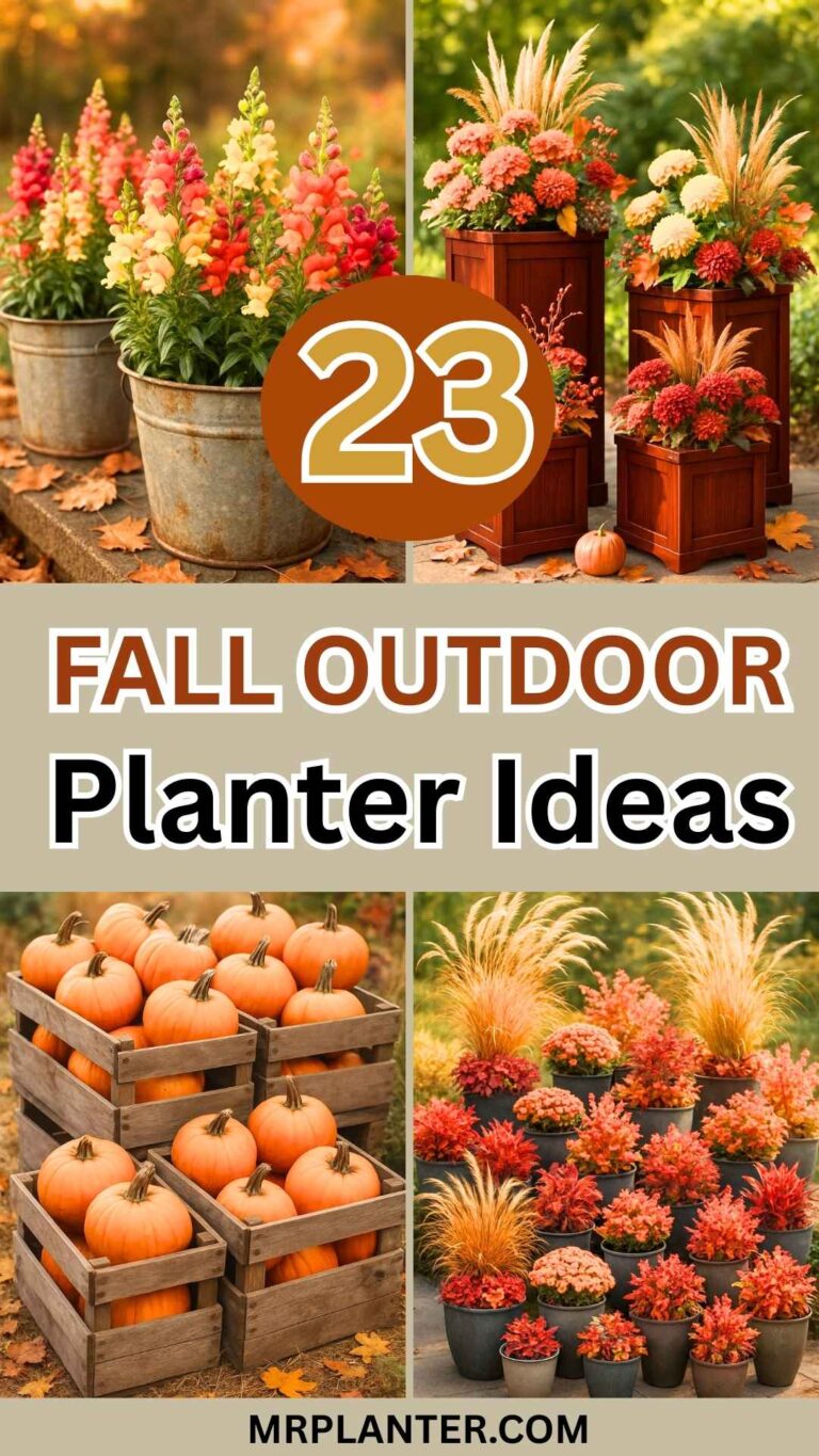 Fall Outdoor Planter Ideas