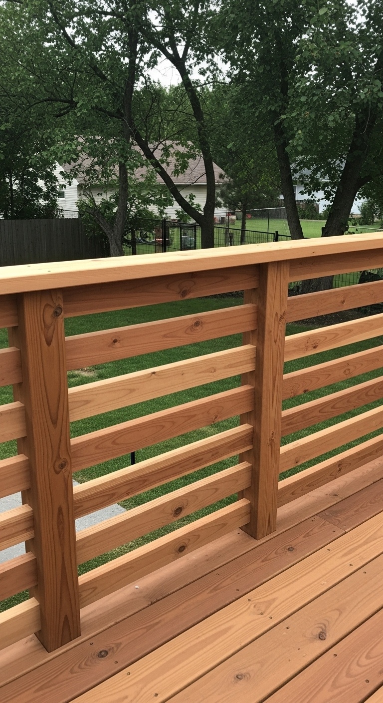 Horizontal Wood Slats