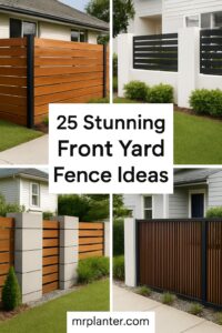 front yard fence ideas