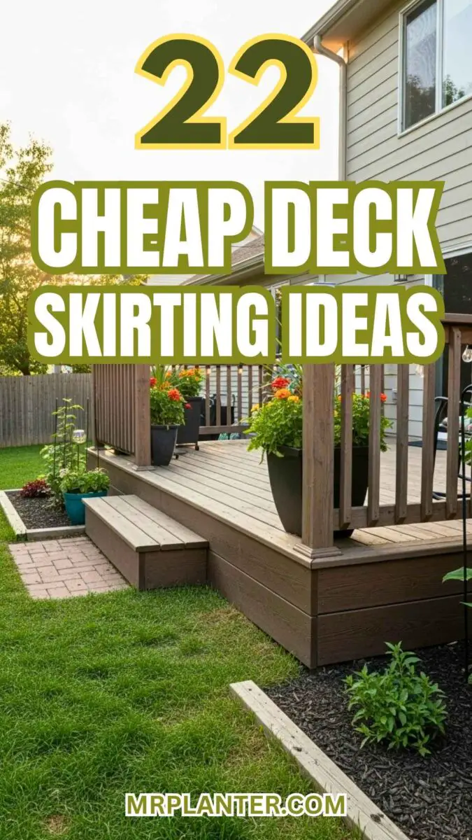 Cheap Deck Skirting Ideas