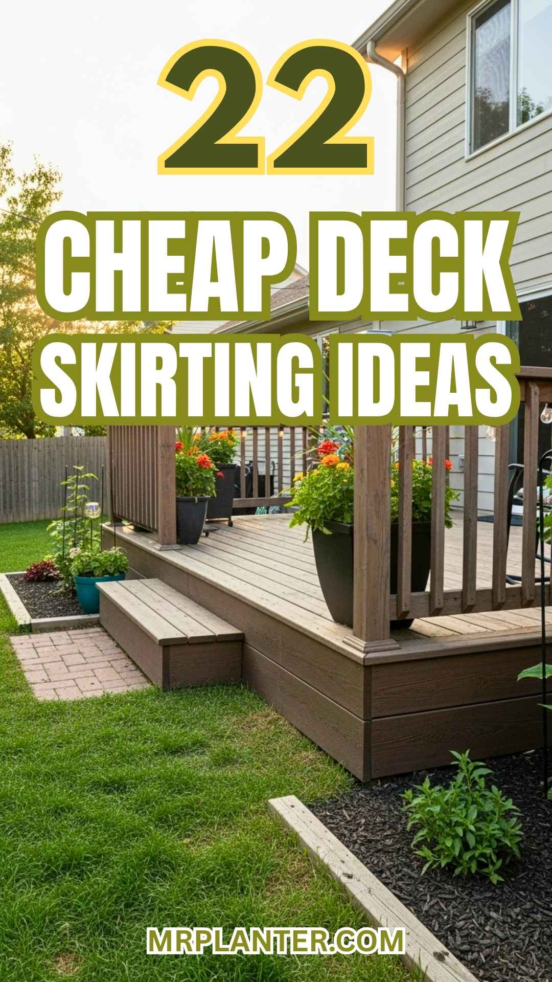 Cheap Deck Skirting Ideas