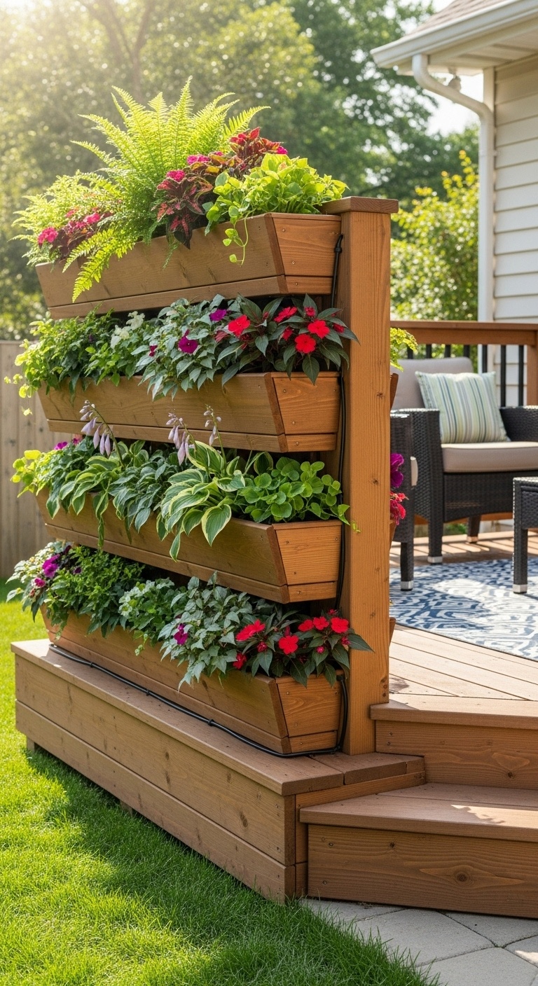 Create a vertical garden skirting
