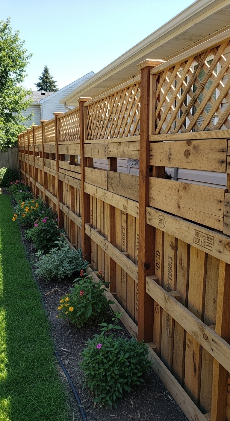 DIY lattice fence panels