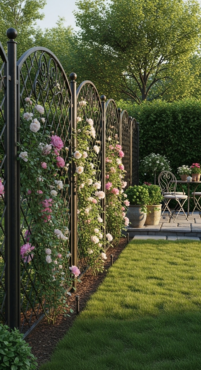 Metal Garden Fence