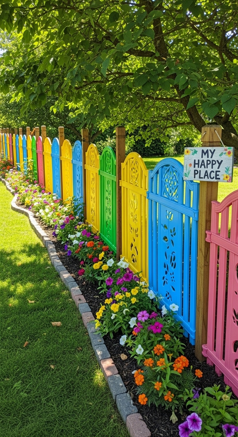 Plastic Garden Fencing