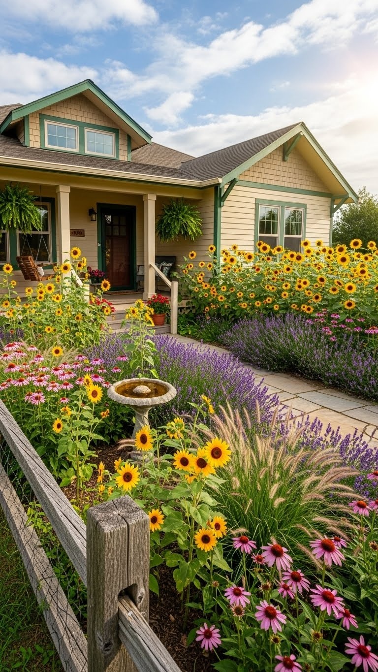 Sunflowers to brighten open spaces