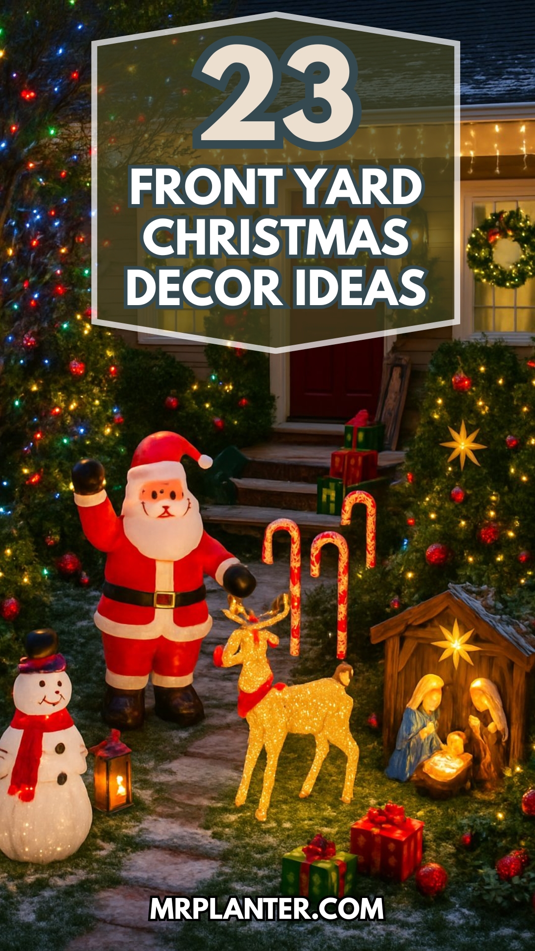 Front Yard Christmas Decor Ideas