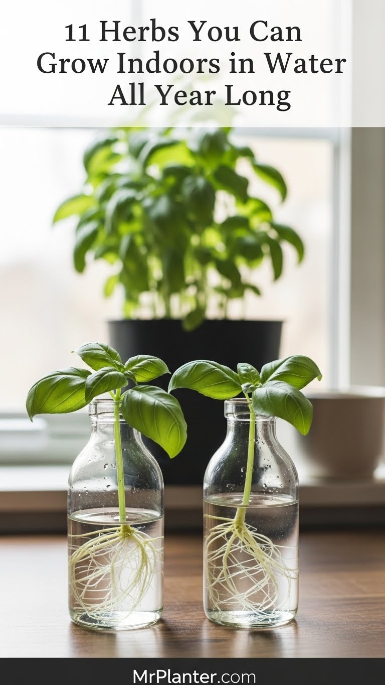 Indoor Herbs You Can Grow in Water