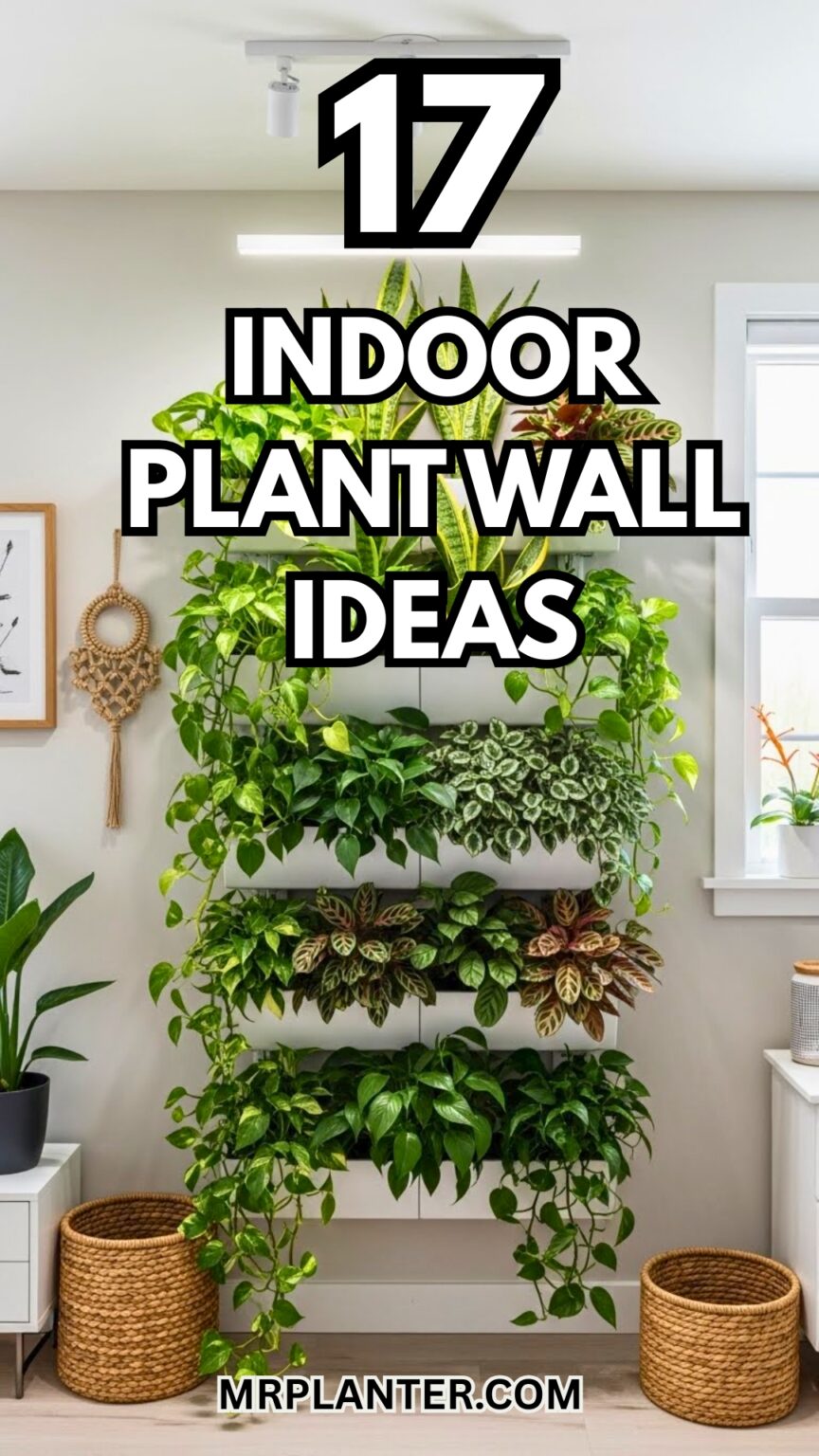 Make Your Home Bloom With These 17 Indoor Plant Wall Photo Inspiration