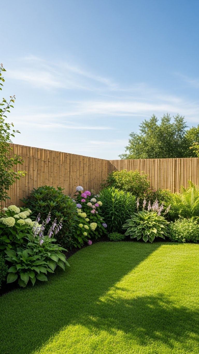 Bamboo Fence Sections for Eco-Friendly Vibes