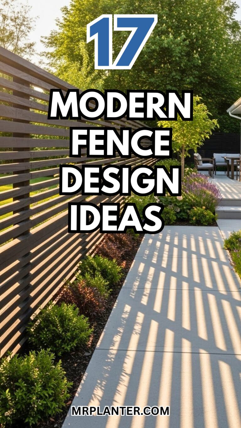 Modern Fence Design Ideas