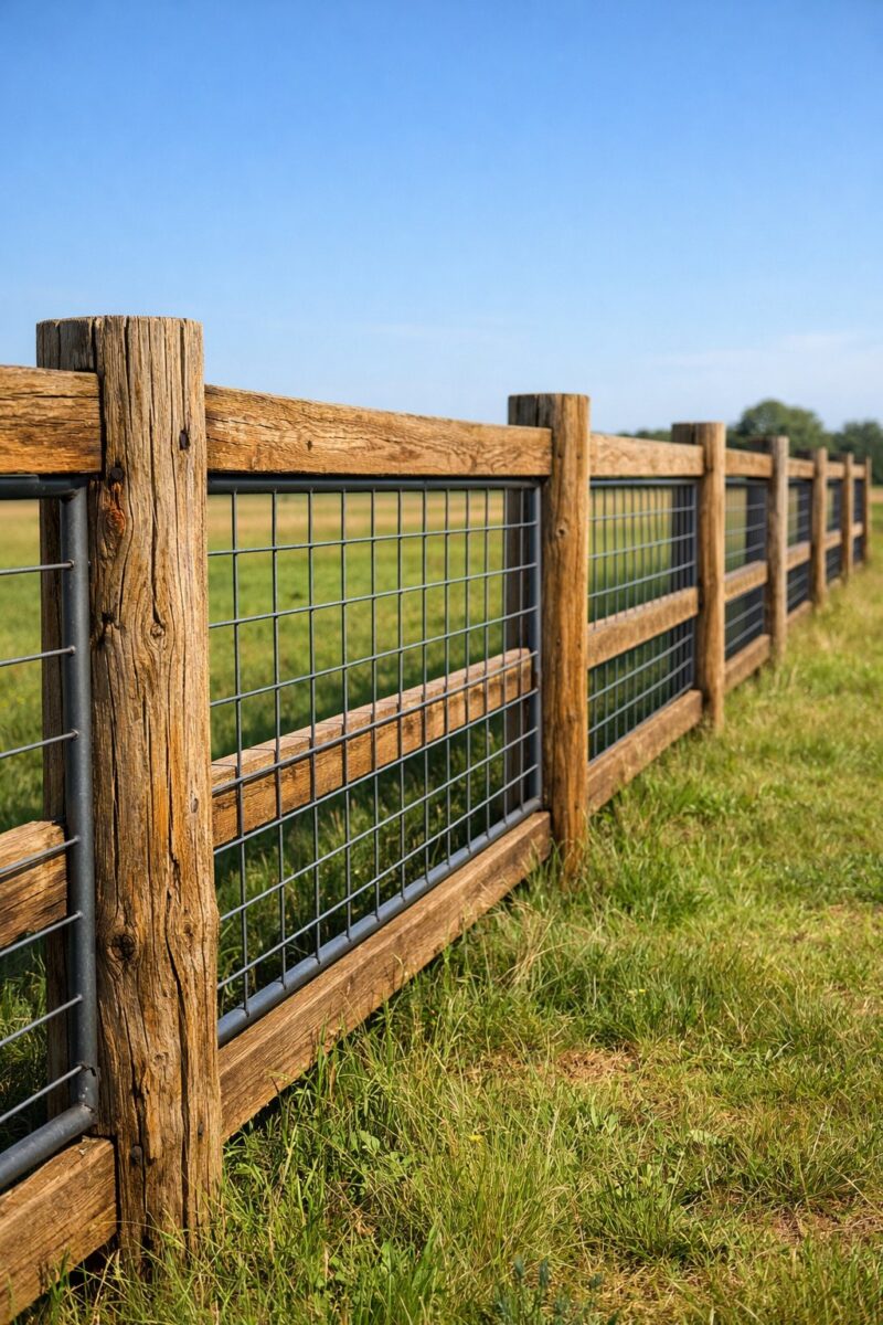 18 Cattle Panel Fence Ideas That Turn Your Yard Into a Rustic Showstopper