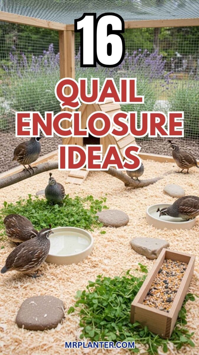 Quail Enclosure Ideas