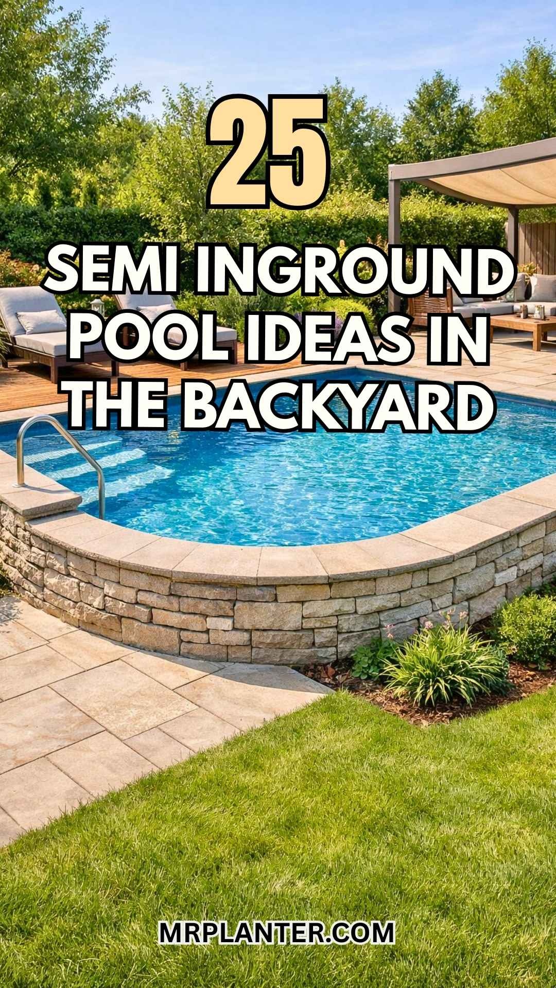 Semi Inground Pool Ideas