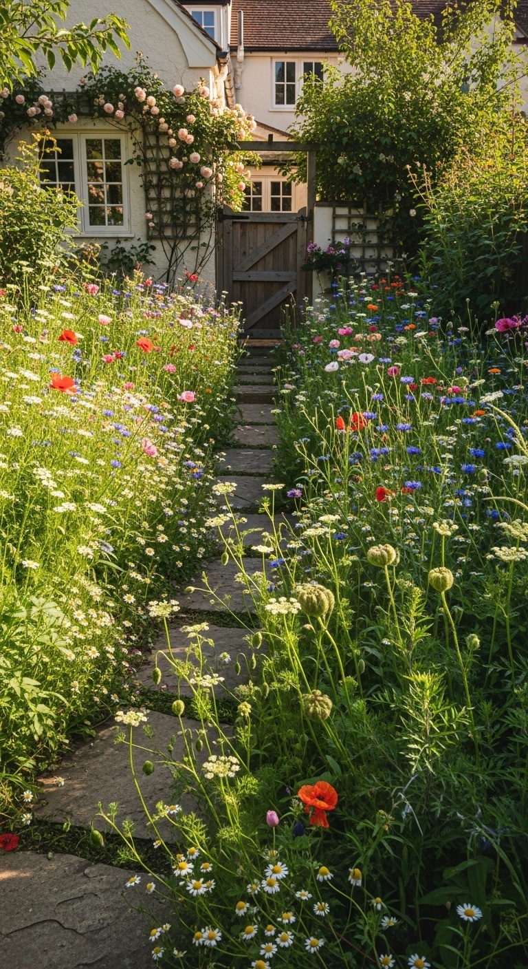 Toss wild carrot seeds for an eccentric, airy ferny look nobody planned