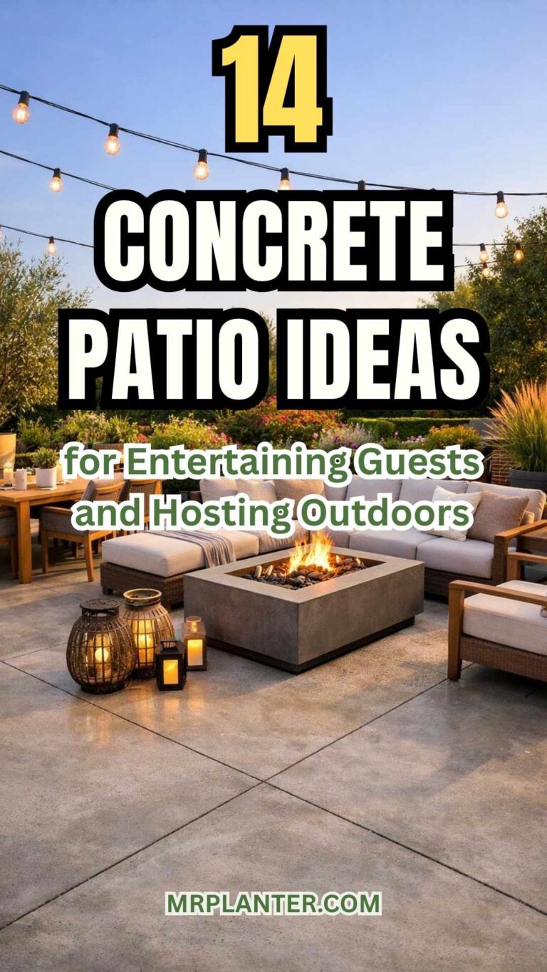 Concrete Patio Ideas for Entertaining Guests and Hosting Outdoors
