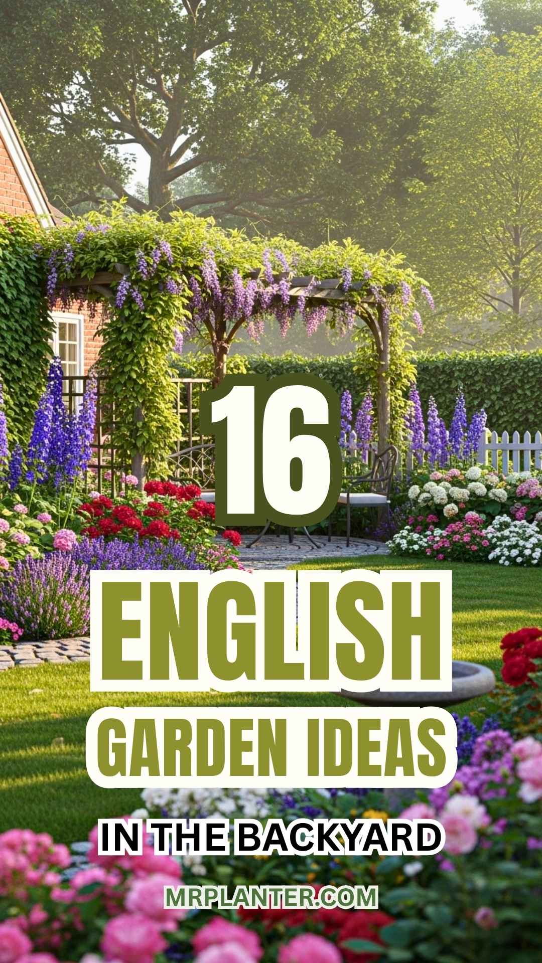 16 English Garden Ideas in the Backyard That Looks Stunning