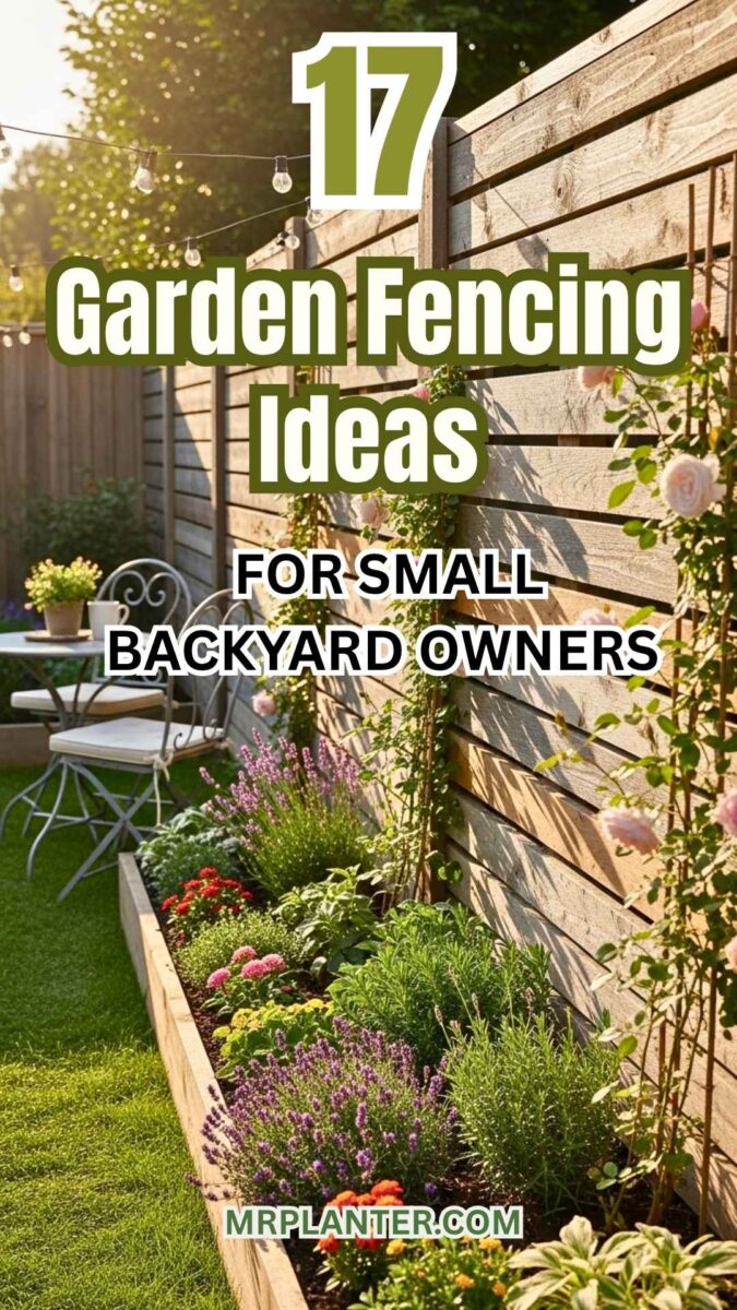 Garden Fencing Ideas for Small Backyard Owners